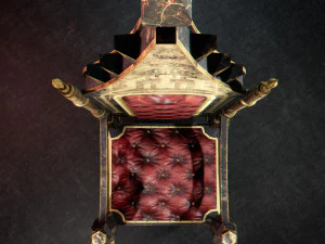 Silla Medieval Modelo 3D