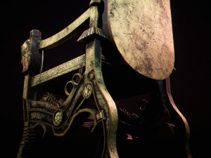 Medieval Chair Modelo 3D
