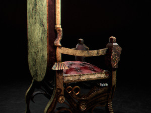 Medieval Chair Modelo 3D
