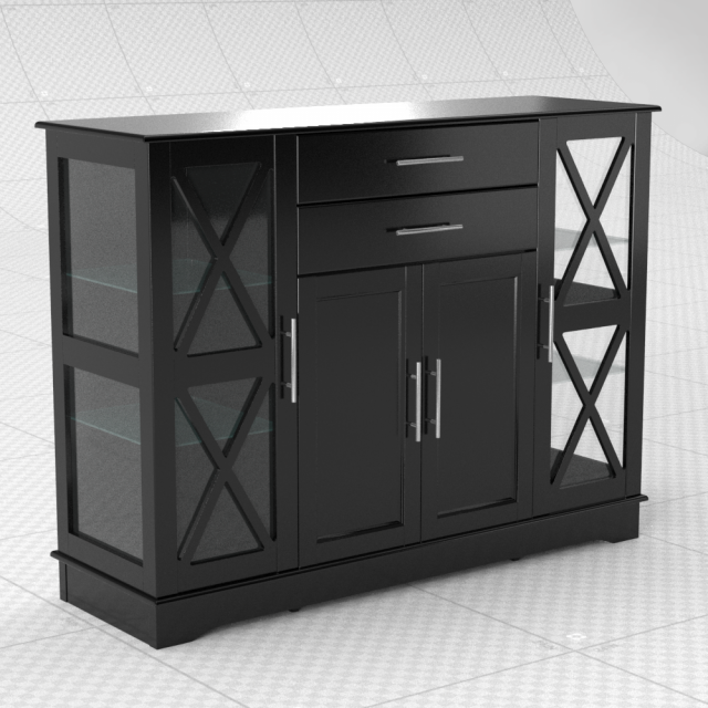 Metal storage cabinet Modelo 3D .c4d .max .obj .3ds .fbx .stl .blend 