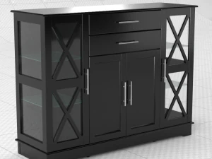 Металева шафа для зберігання 3D Модель