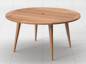 Dining Room Set - Table and Chairs 3D Model
