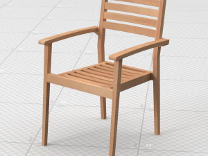 Dining Room Set - Table and Chairs 3D Model