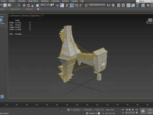 Halo Building game-ready Modelo 3D