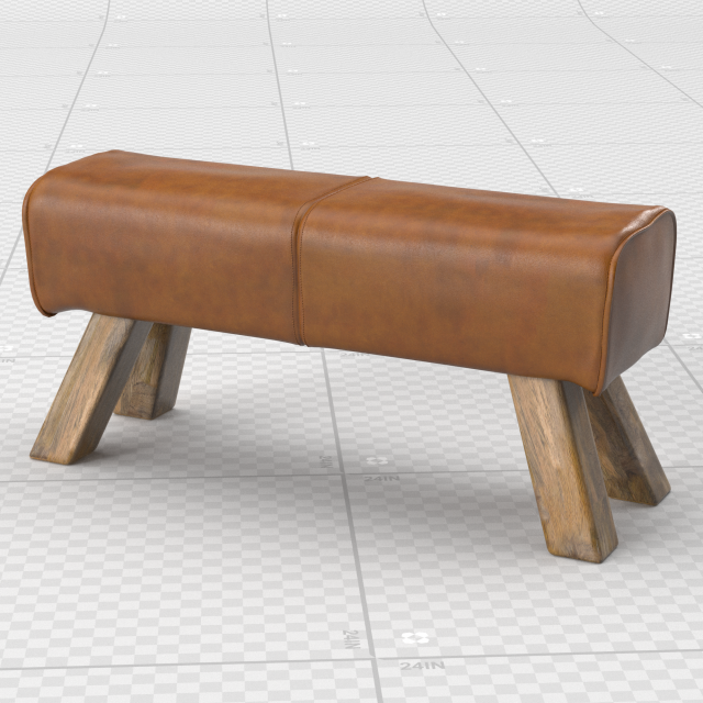 Vaulting Buck Modèle 3D .c4d .max .obj .3ds .fbx .stl .blend 