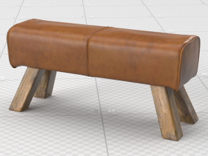 Vaulting Buck 3D Model
