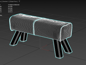 Vaulting Buck Modèle 3D