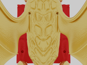 Mecha Dragon Statue 3D 打印模型