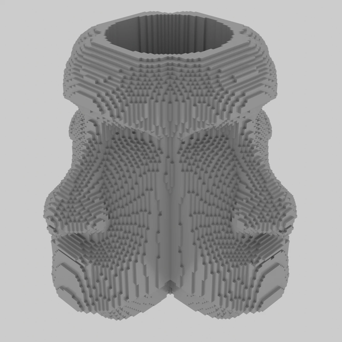 Moai Pencil Holder 3D Print Model .c4d .max .obj .3ds .fbx .stl .blend 