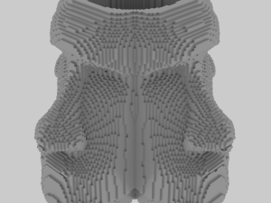 Moai Pencil Holder 3D Print Model