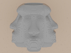 Moai Pencil Holder 3D Принт Модель
