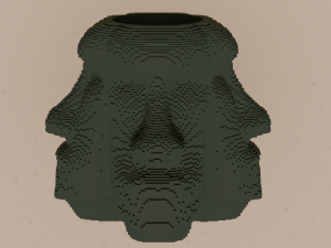 Moai Pencil Holder 3D Принт Модель
