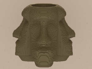 Moai Pencil Holder 3D Принт Модель