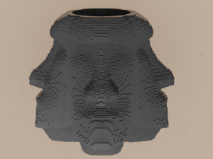 Moai Pencil Holder 3D Принт Модель