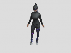 Free Fire Model Girl Modèle 3D
