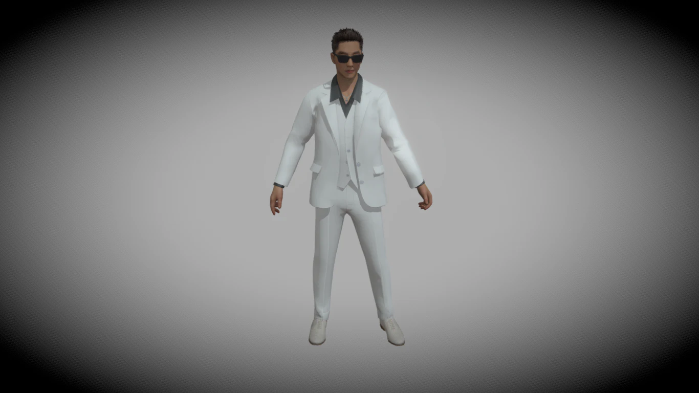 Skyler Free Fire 3D Model .c4d .max .obj .3ds .fbx .stl .blend
