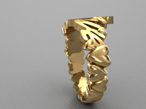 Love ring 3D Print Model