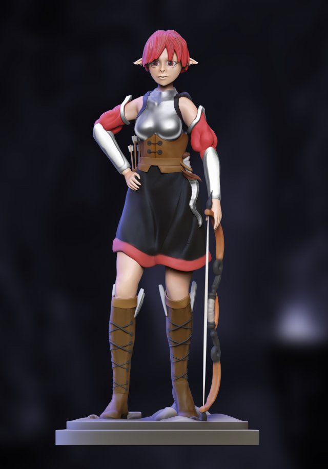 Elf Model 3D .c4d .max .obj .3ds .fbx .stl .blend 