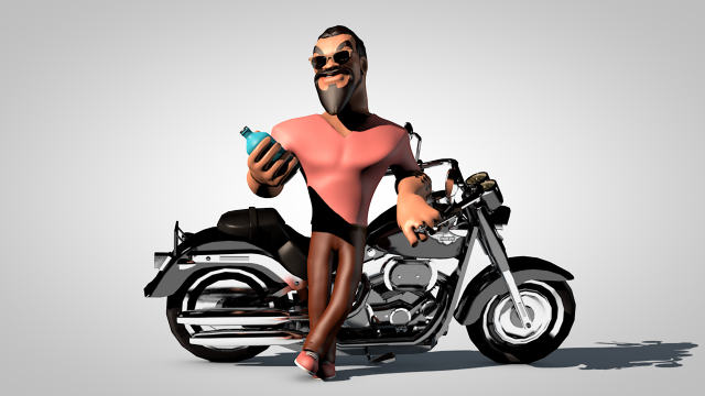 Jason Momoa 3D 3D Model .c4d .max .obj .3ds .fbx .stl .blend 