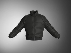 Puffer Jacket Modelo 3D