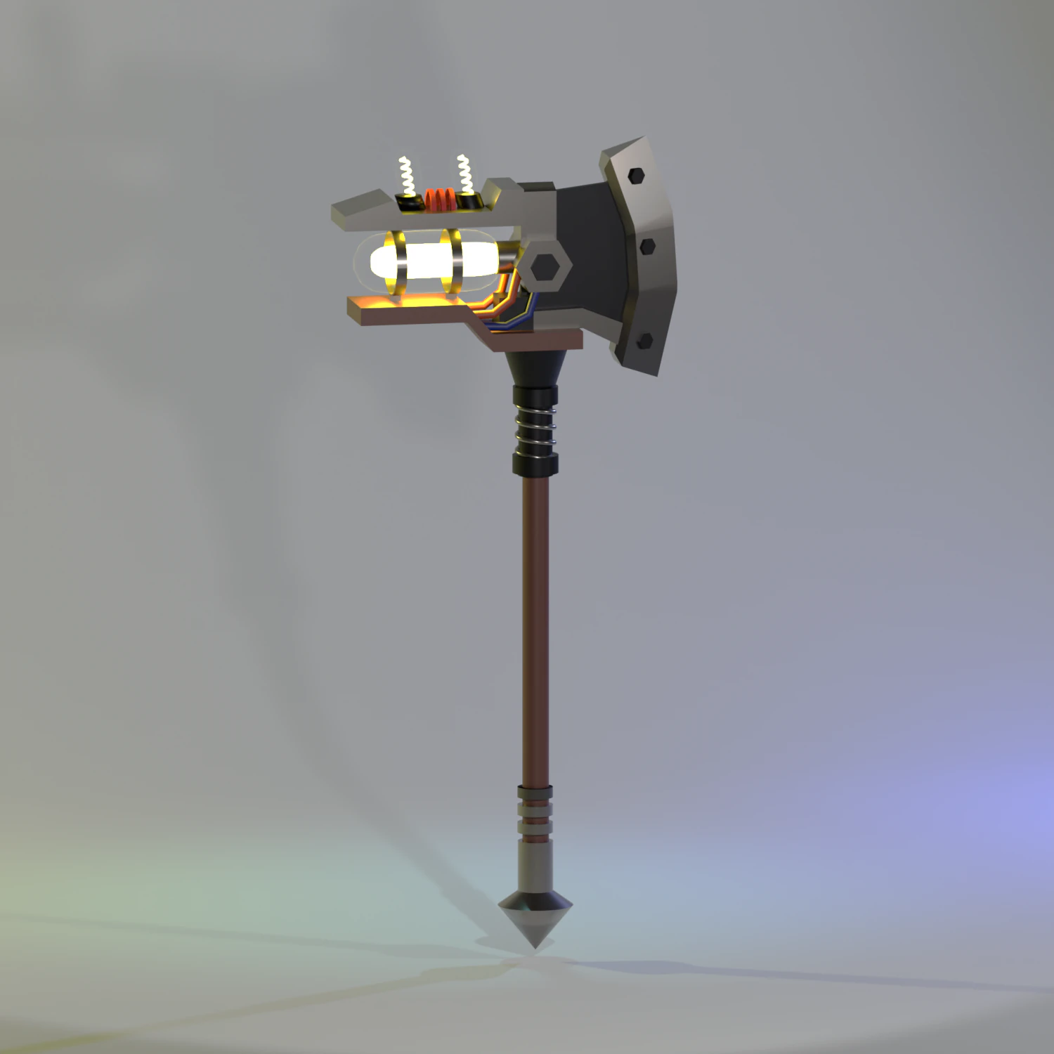 Super axe 3D Model .c4d .max .obj .3ds .fbx .stl .blend