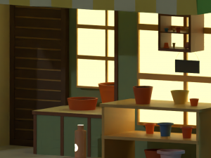 Flower shop 3D Модель