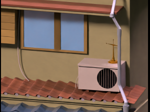 Japanese suburban townhouse Modelo 3D