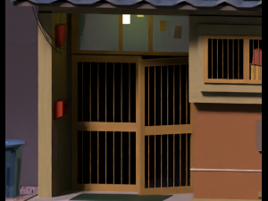 Japanese suburban townhouse Modelo 3D