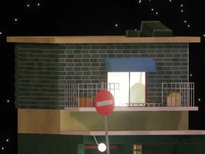Japanese driving school 3D Model