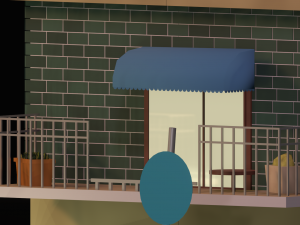 Japanese driving school 3D Model