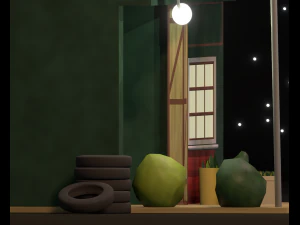 Japanese driving school 3D Model