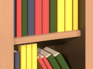 Ernesto Street Antique Library 3D Model