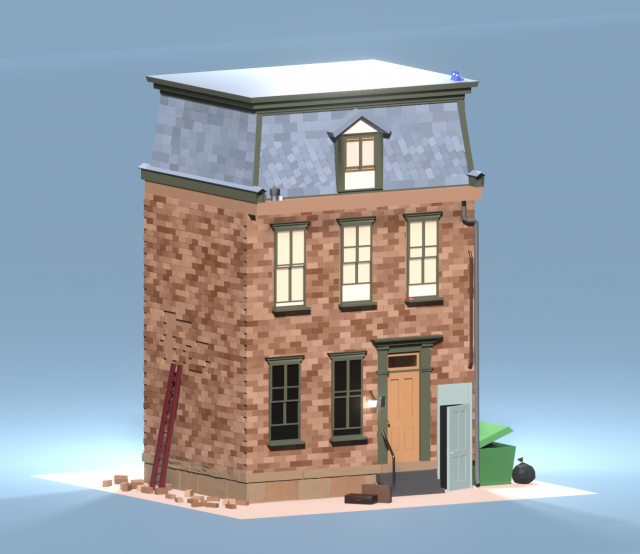 Angela Dola Hostel 3D Model .c4d .max .obj .3ds .fbx .stl .blend 
