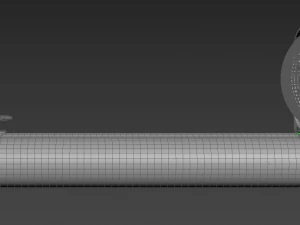 Perahu Listrik Model 3D