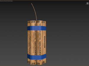 Paid dynamite kit LM 3D Model
