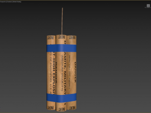 Paid dynamite kit LM 3D Model
