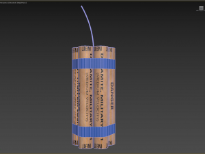 Paid dynamite kit LM 3D Model