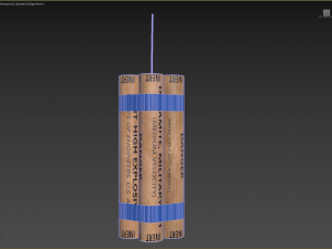 Paid dynamite kit LM 3D Model