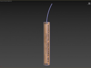 Free dynamite kit LM 3D Модель