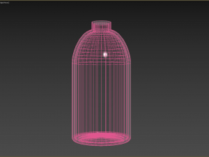 Vial NaCl 09 500 ml 3D Model