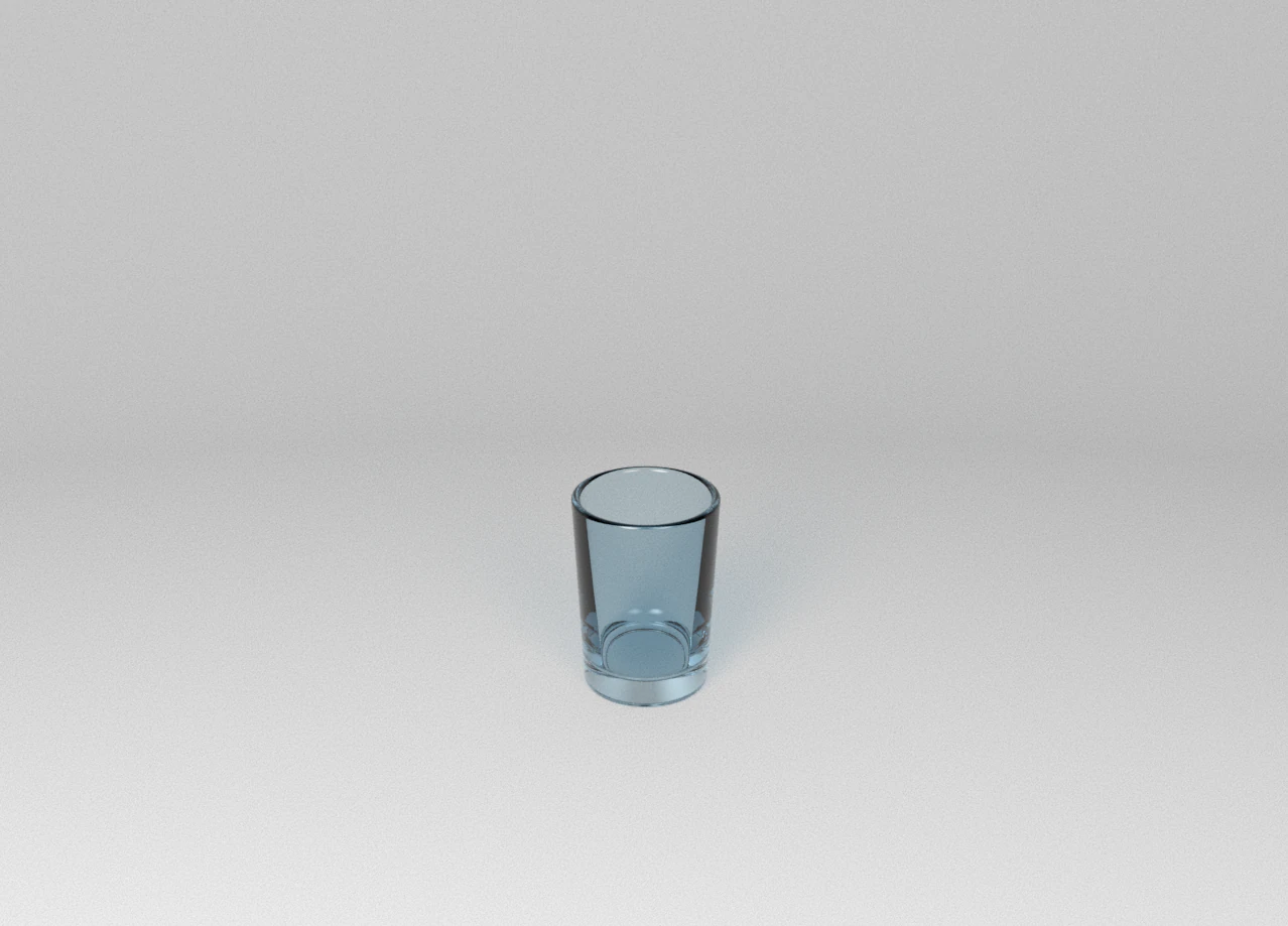 Shot Glass 3D Model .c4d .max .obj .3ds .fbx .stl .blend 