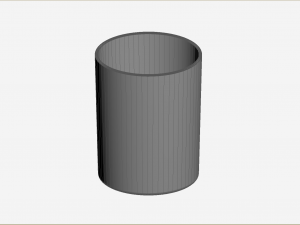 Old Fashioned Glass round 3D 模型