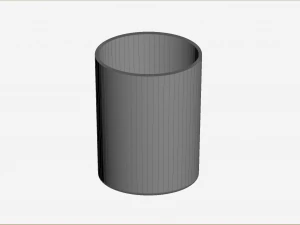 Old Fashioned Glass round 3D Model