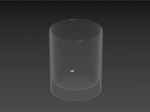 Old Fashioned Glass round 3D 模型