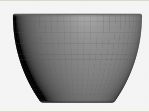 Small set of barware coffee cup and saucer 3D 模型