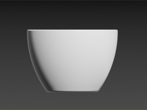 Small set of barware coffee cup and saucer 3D 模型