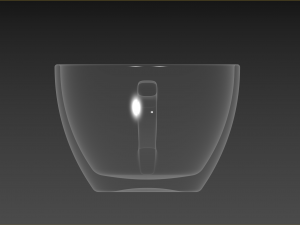 Small set of barware coffee cup and saucer 3D 模型