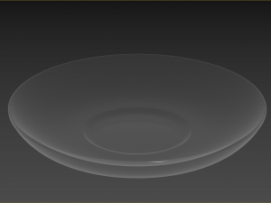 Small set of barware coffee cup and saucer 3D 模型