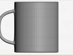 Small set of tea mug 3D Model