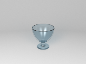 Ice Cream Glass Model 3D